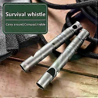 1 Stck Notfall-berlebenspfeife mit Trageband  Ultraleichte Sicherheitspfeife fr Camping Wandern und Outdoor-Abenteuer QHHJV