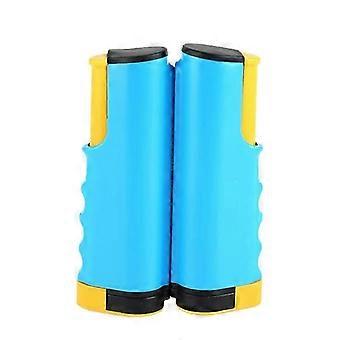 Retractable Table Tennis Net Rack with Wavy Edge, Portable and Safe Ping Pong Net for Gym and School
