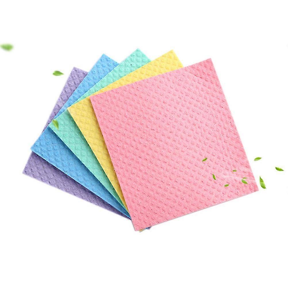 Absorbent Sponge Cleaner for Kitchen Use 3Pcs Multicolor Dishwashing Sponge Set