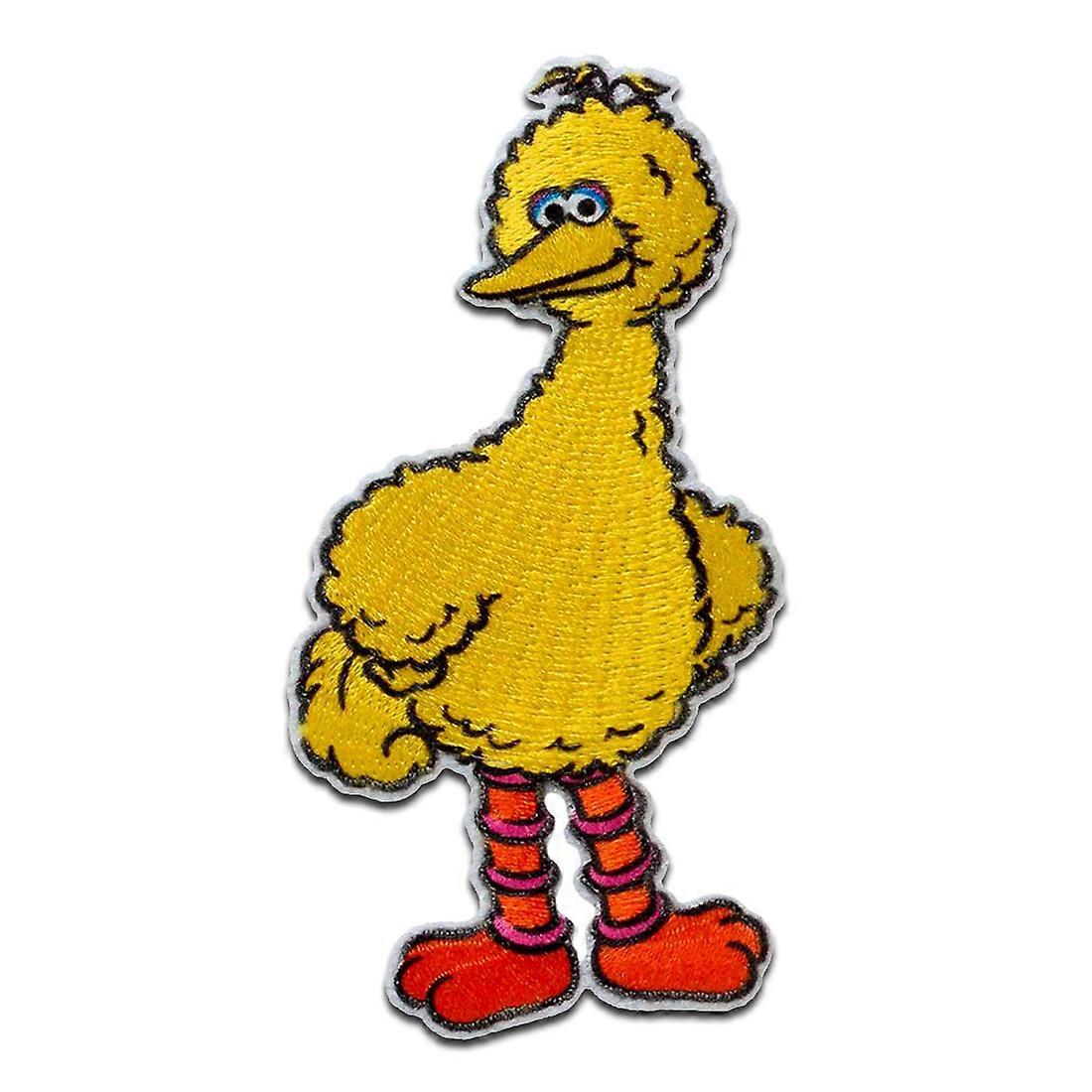 Sesame Street Big Bird - Patch, Iron-on Transfer, Size: 8.8 x 5.5 cm