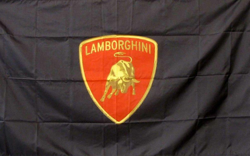 LAMBORGHINI SORT/RØD FLAG FFGG-3134