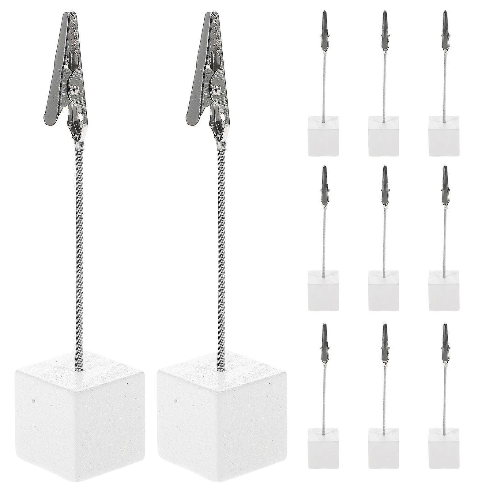 Note Clip Desktop Holder for Memo Display 10Pcs Set