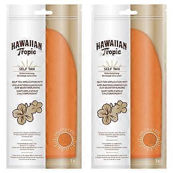 Hawaiian Tropic Self-Tan Application Mitt Set of 2