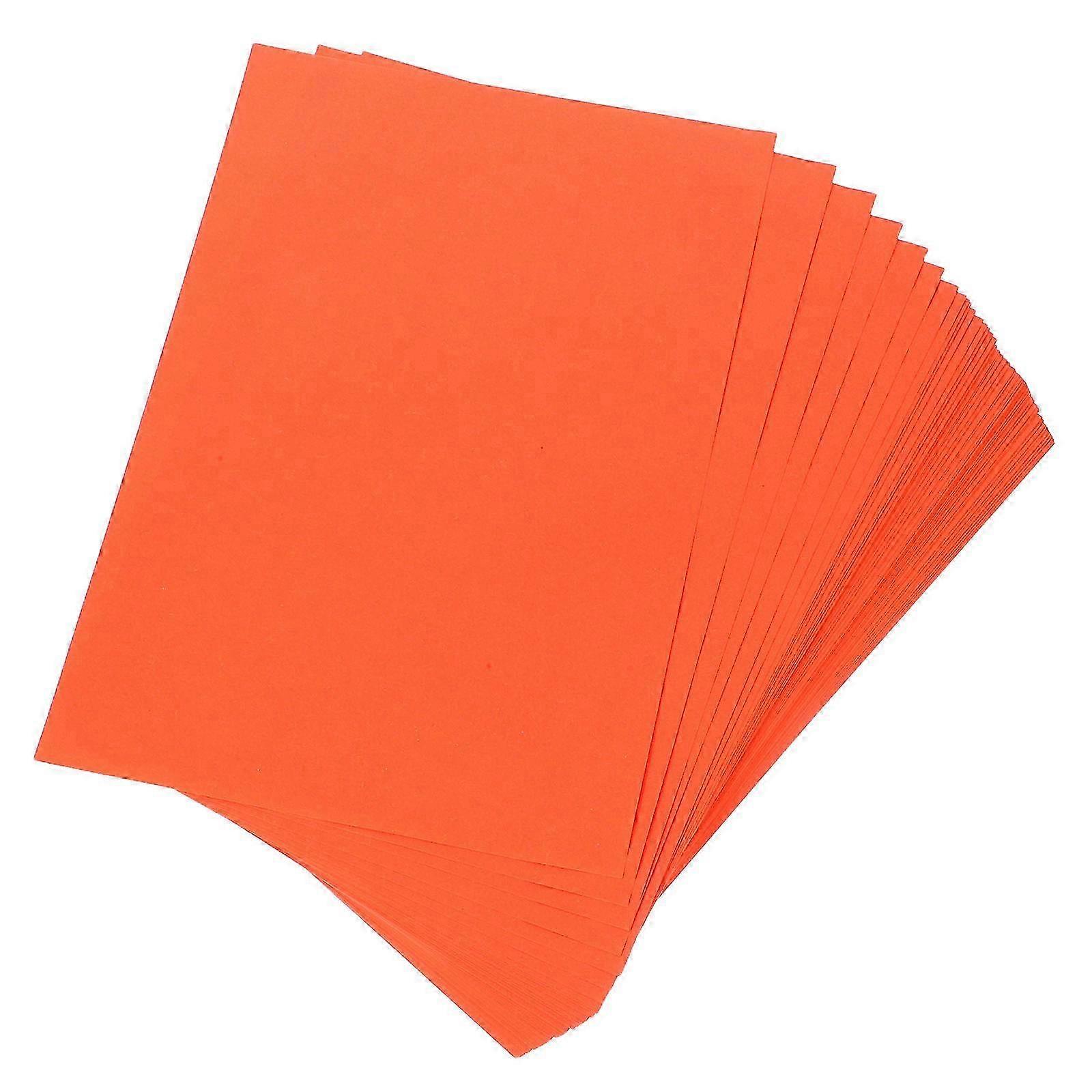 Orange Colored Paper Sheets for Crafting DIY Projects 300 Sheets