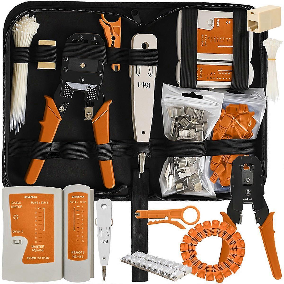 Network Cable Test Kit - Includes Essential Tools