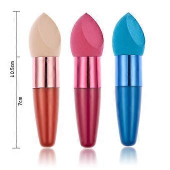 Cutting Corner Water Droplet Head Puff for Women Makeup 3Pcs Cosmetic Sponge Set