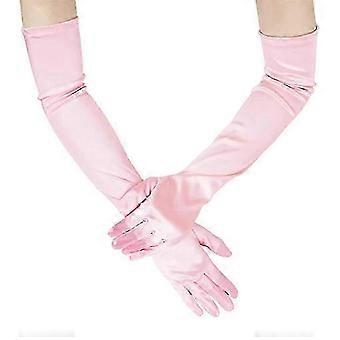 Satijnen avondhandschoenen voor dames - ideaal voor dans-, bruids- en podiumoptredens