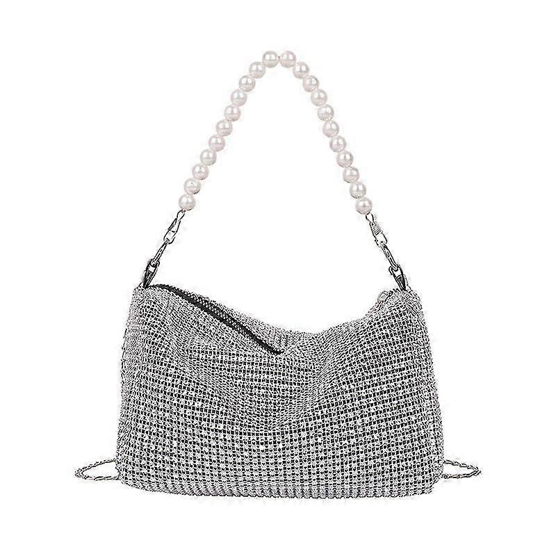Women's Glitter Rhinestone Evening Carry Shoulder Bag