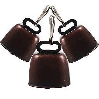 Dog Bells Metal Bell for Pet Anti-Lost Use 6Sets Brown Camping Bell