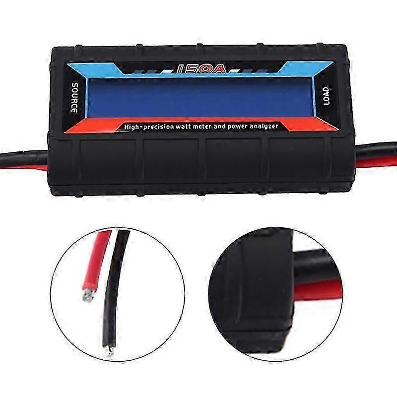 High Precision Watt Meter FT08 RC 150A with Backlight LCD for Power Analysis