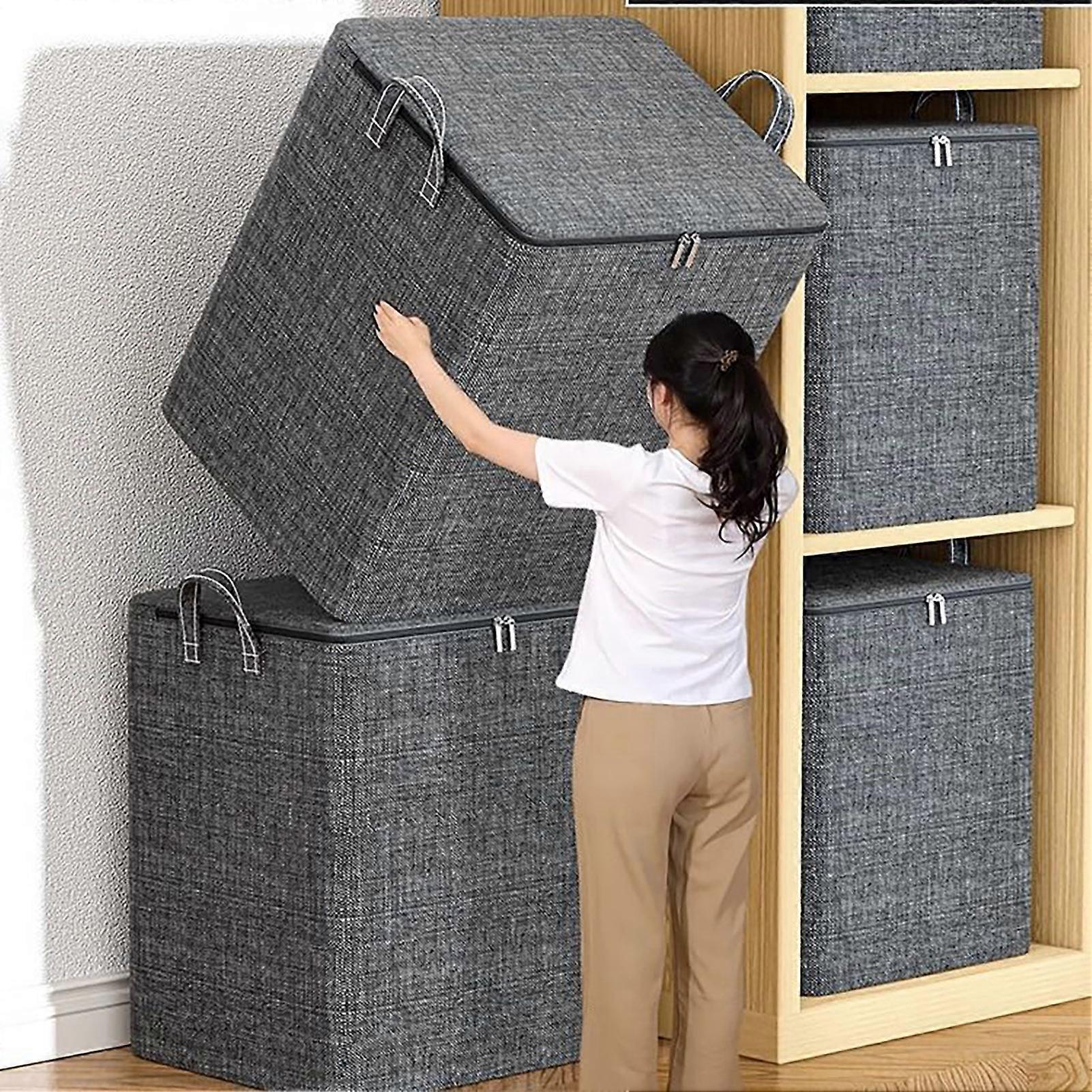 Storage Bag with Foldable Design for Clothes and Bedding Storage