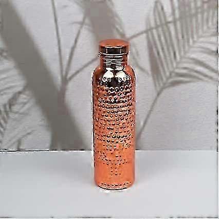 Hand-Hammered Copper Insulated Bottle