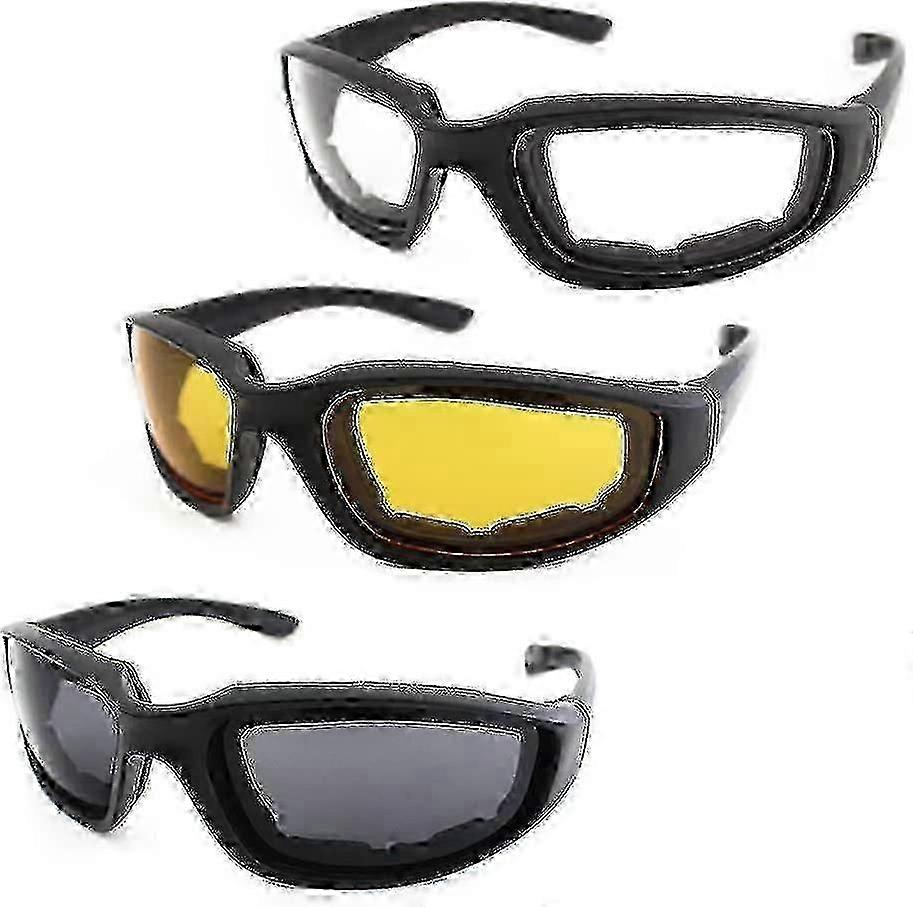 UV Windproof Goggles Silicone Padding Ventilated