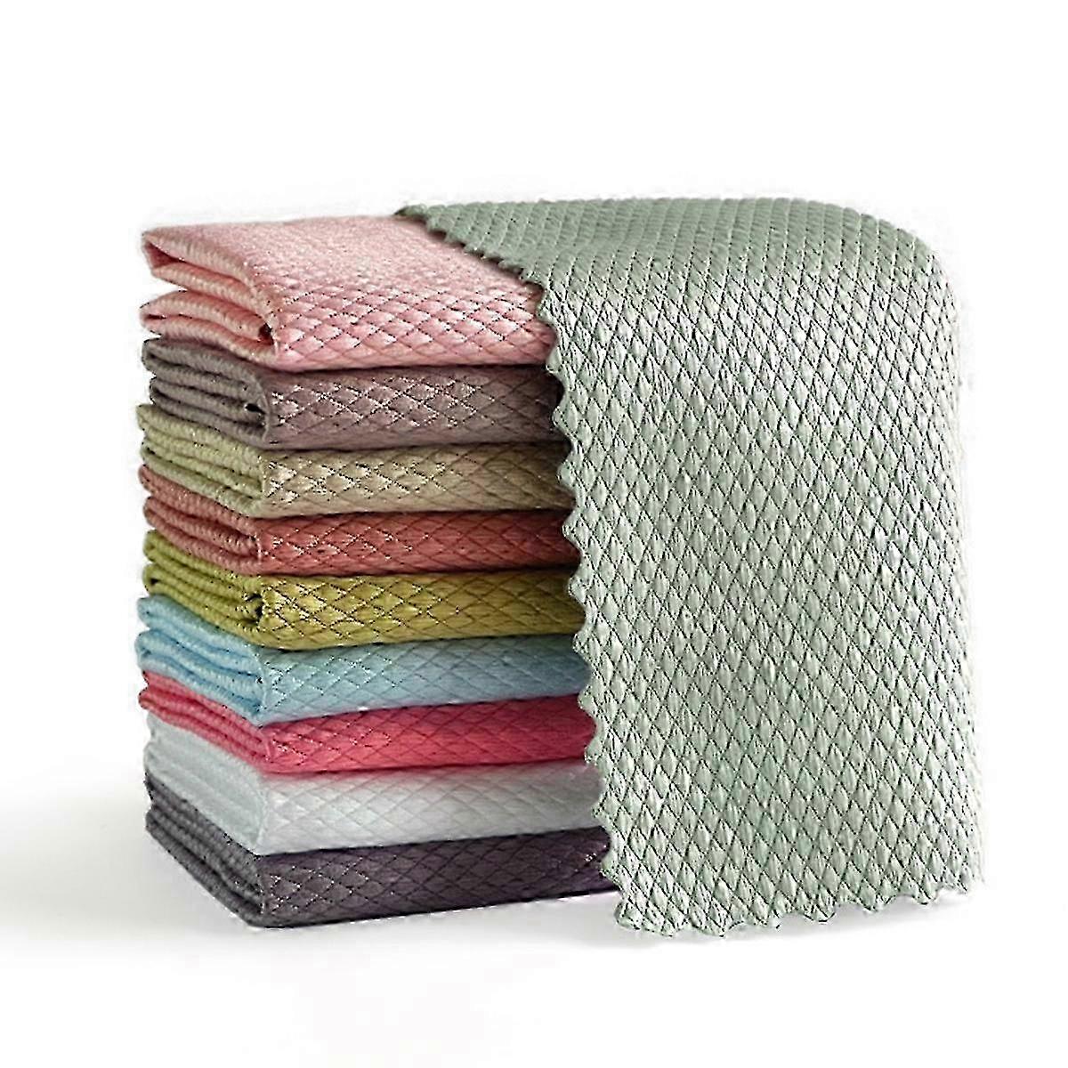 Premium Microfiber Fish Scale Cloths