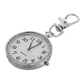 Montre de poche vintage à chiffres pour personnes âgées et enfants, porte-clés, idéale pour les examens, l'apprentissage et les soins infirmiers. Montre de poche analogique transparente TCX