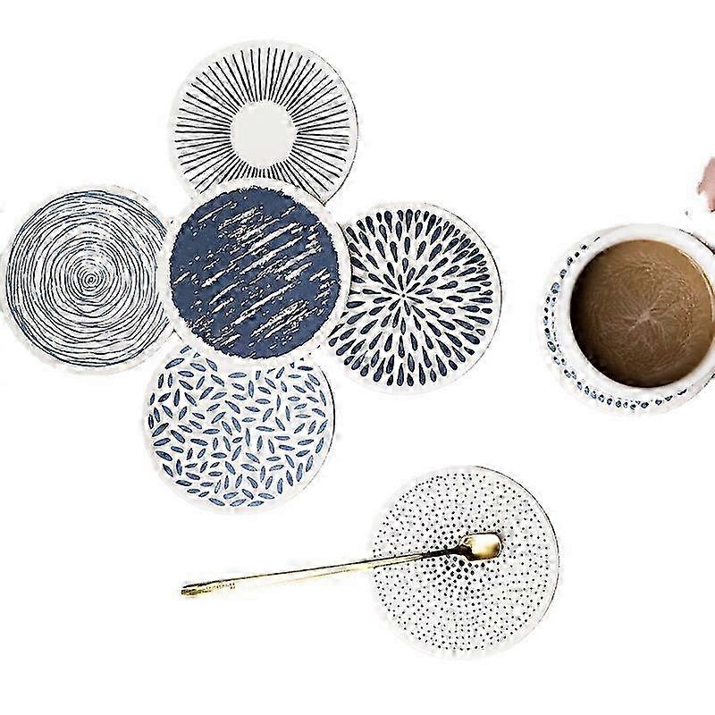 10cm Diatomaceous Ceramic Coaster Set