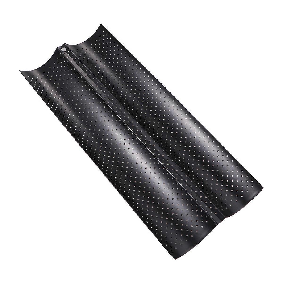 Baking Tray Bread Mold for Baking 2Pcs Non-Stick Bread Racks Black