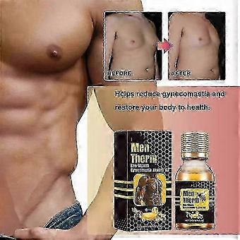 Chest Fat Elimination, 3pcs Men Therm Bee Venom Gynecomastia Heating Oil
