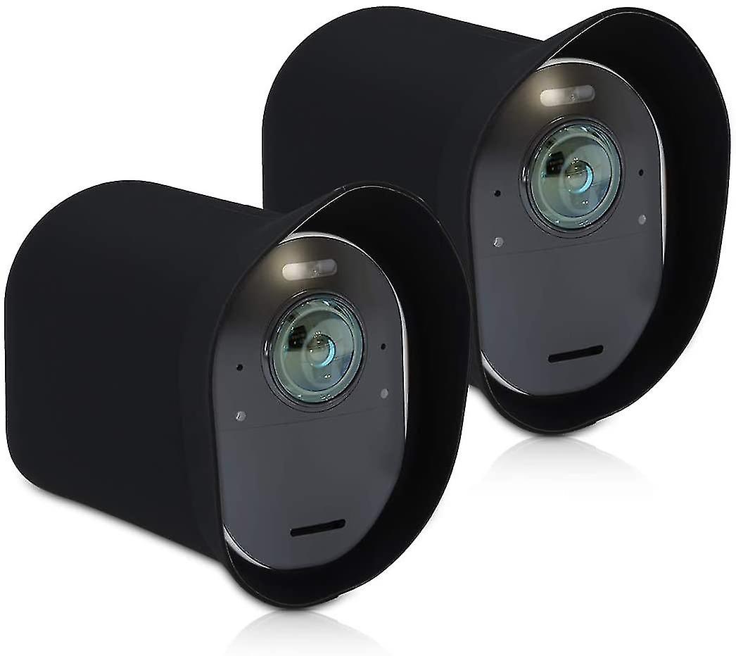 Pxcl 2x Case Compatible With Arlo Ultra/arlo Pro 3 / Pro 4 - Soft Silicone Security Camera Case - Black