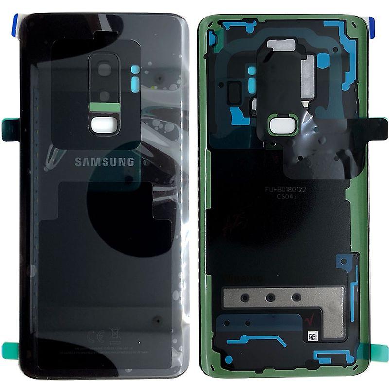 Samsung GH82-15652A battery cover cover for Galaxy S9 plus G965F + adhesive pad black midnight black new