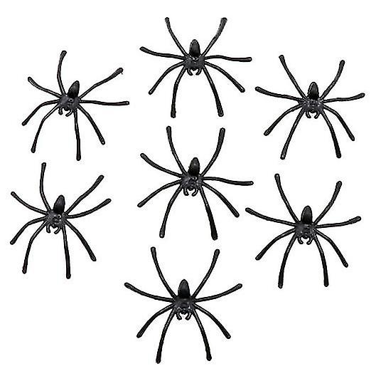 Edderkopper Mini Fake Edderkopper Prank Rekvisitter 200pcs