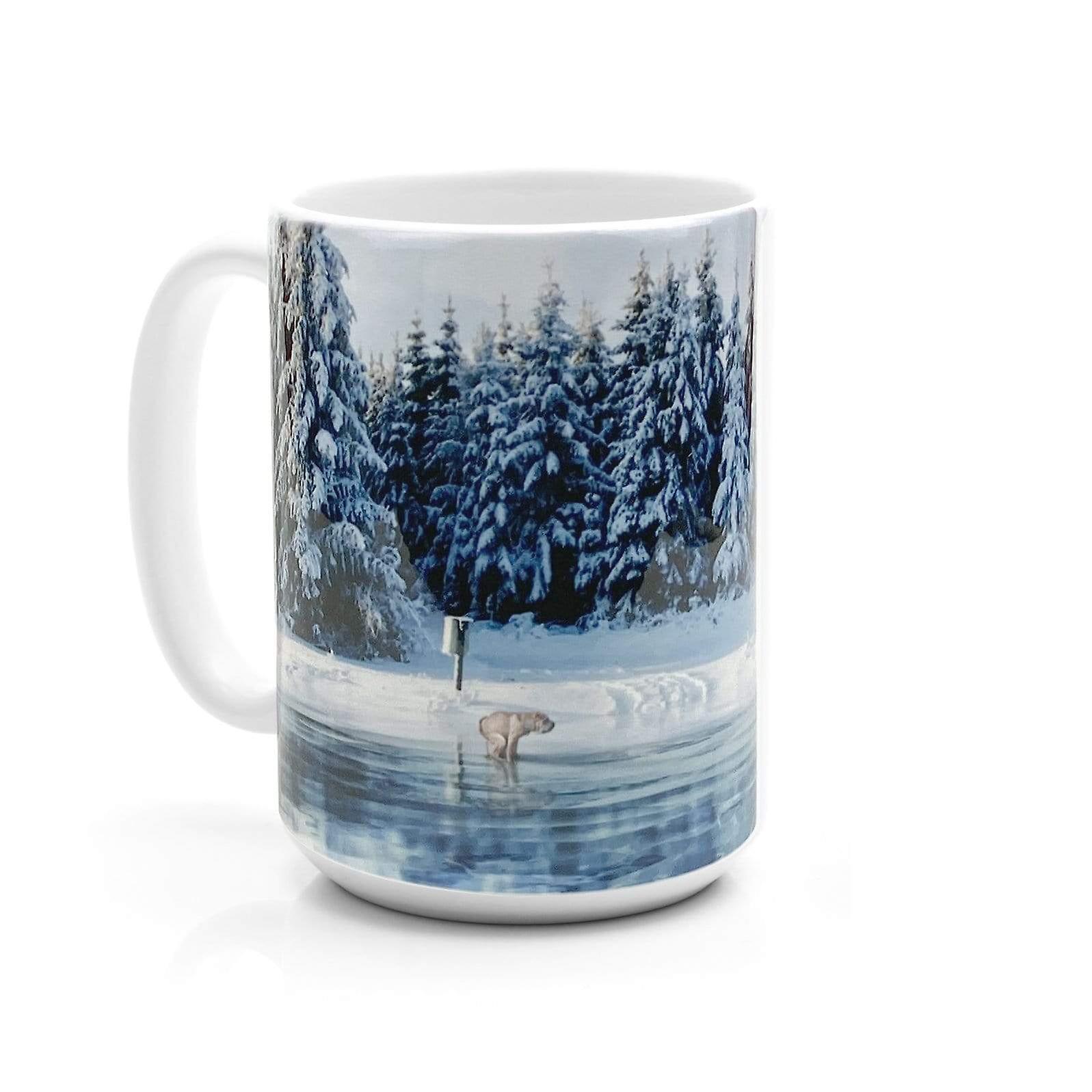Prank-o When Nature Calls Winterscape Mug