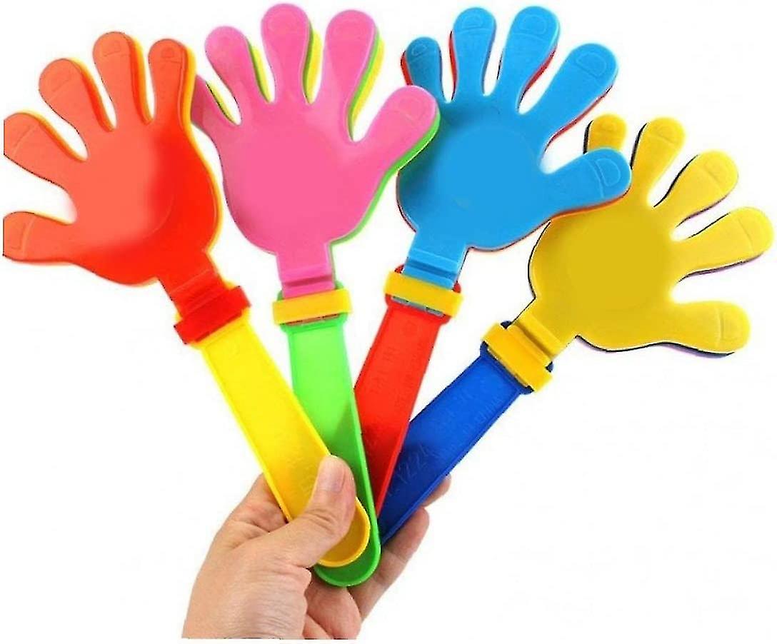البلاستيك اليد المصفقين 19 سنتيمتر الضوضاء صناع الضوضاء لعبة الملحقات للأطفال الكبار حزب