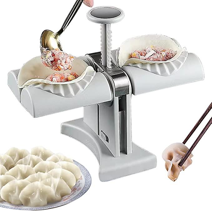 Dumpling die double Head Automatic dumpling machine Stainless Steel dumpling machine 20*12*17cm