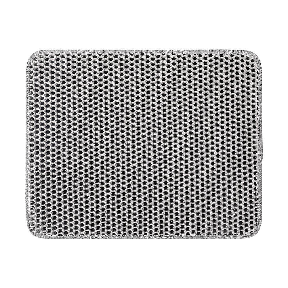30*30cm Cat Litter Mat Double Layer Waterproof Litter Box Mat,