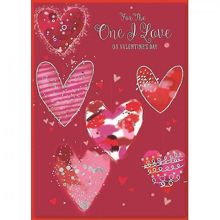サイモン・エルヴィン・フォー・ザ・ワン・アイ・ラブ・ハーツ・バレンタイン・グリーティングカード(6枚パック)