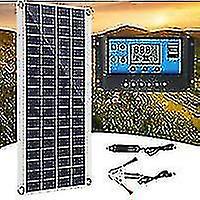 300w 12v solcellepanel, solcellepanel kit, 60a solar charge controller lader kit for rv, yacht, outdoo