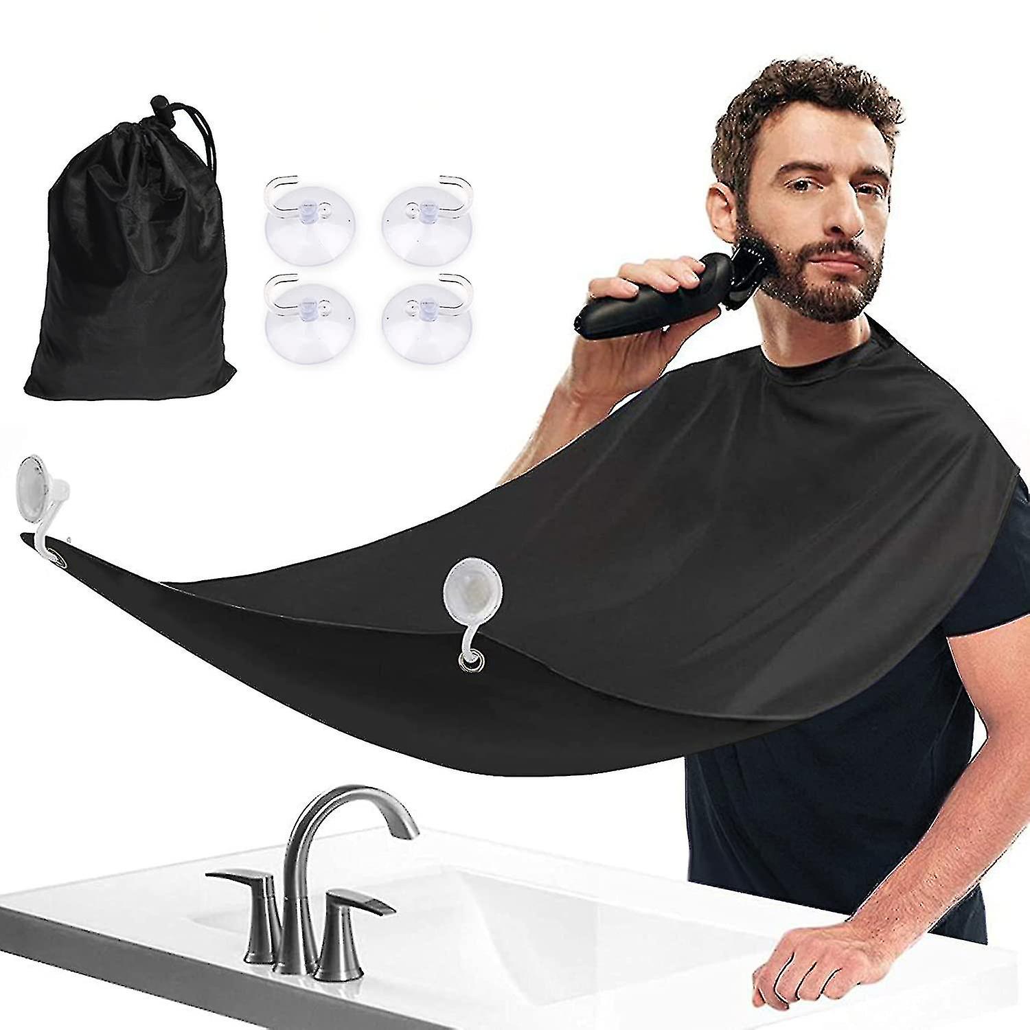 Beard Bib Beard Apron,waterproof Beard Apron Cape Grooming Set For Trimming