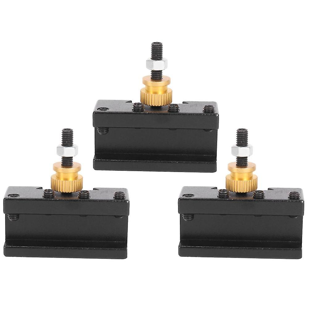 3pcs Mini Lathe Quick Change Tools Post Holder Kit (1/4-1/2inch), Cnc Boring/turning/facing Holder