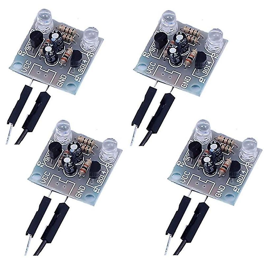 4-bucată Set 5mm Led Flash Diy Kit Electronic Kit PCB Circuit abilități de sudare de învățare Kit de formare