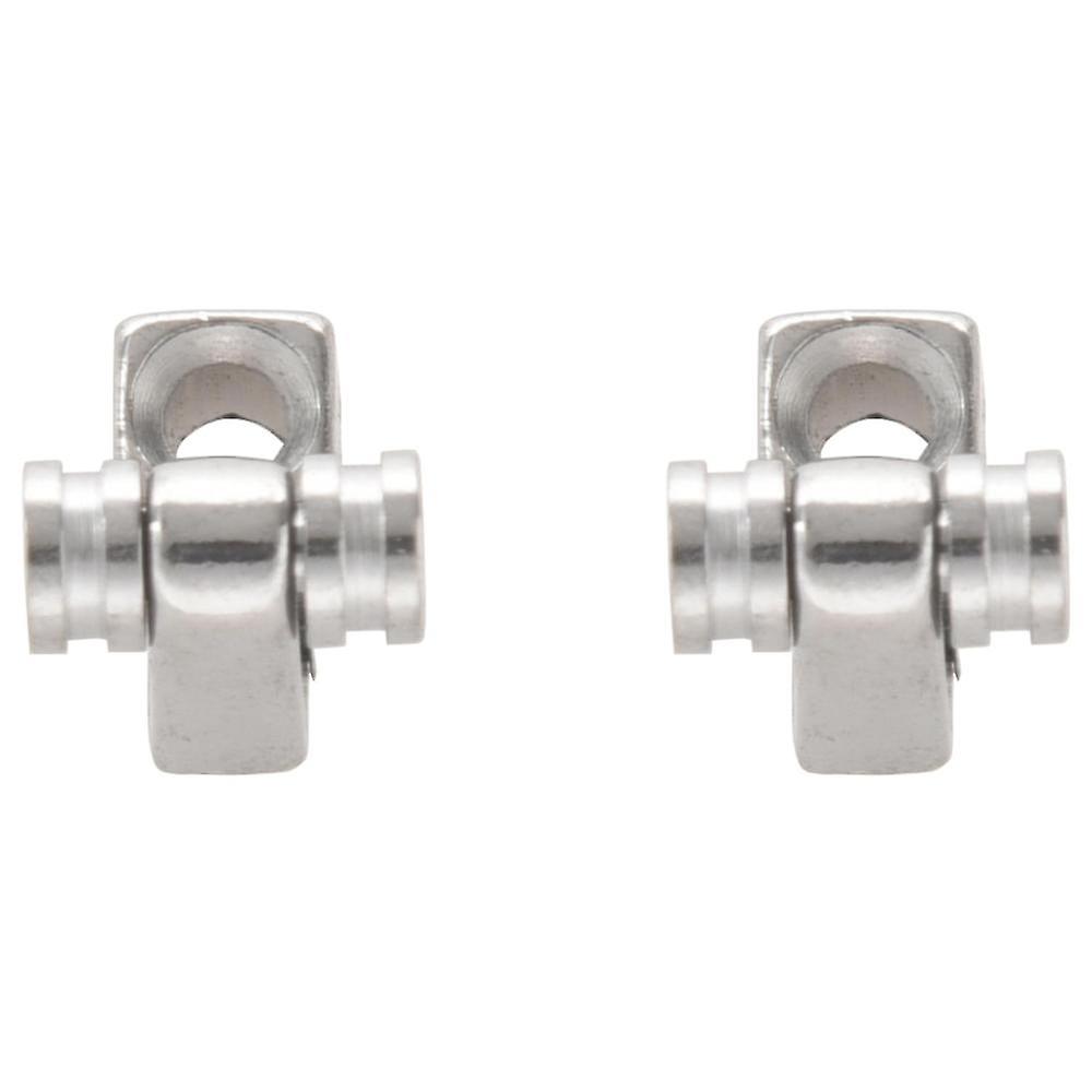 Set Of 2 Chrome Roller String Retainer Trees Guitar Parts