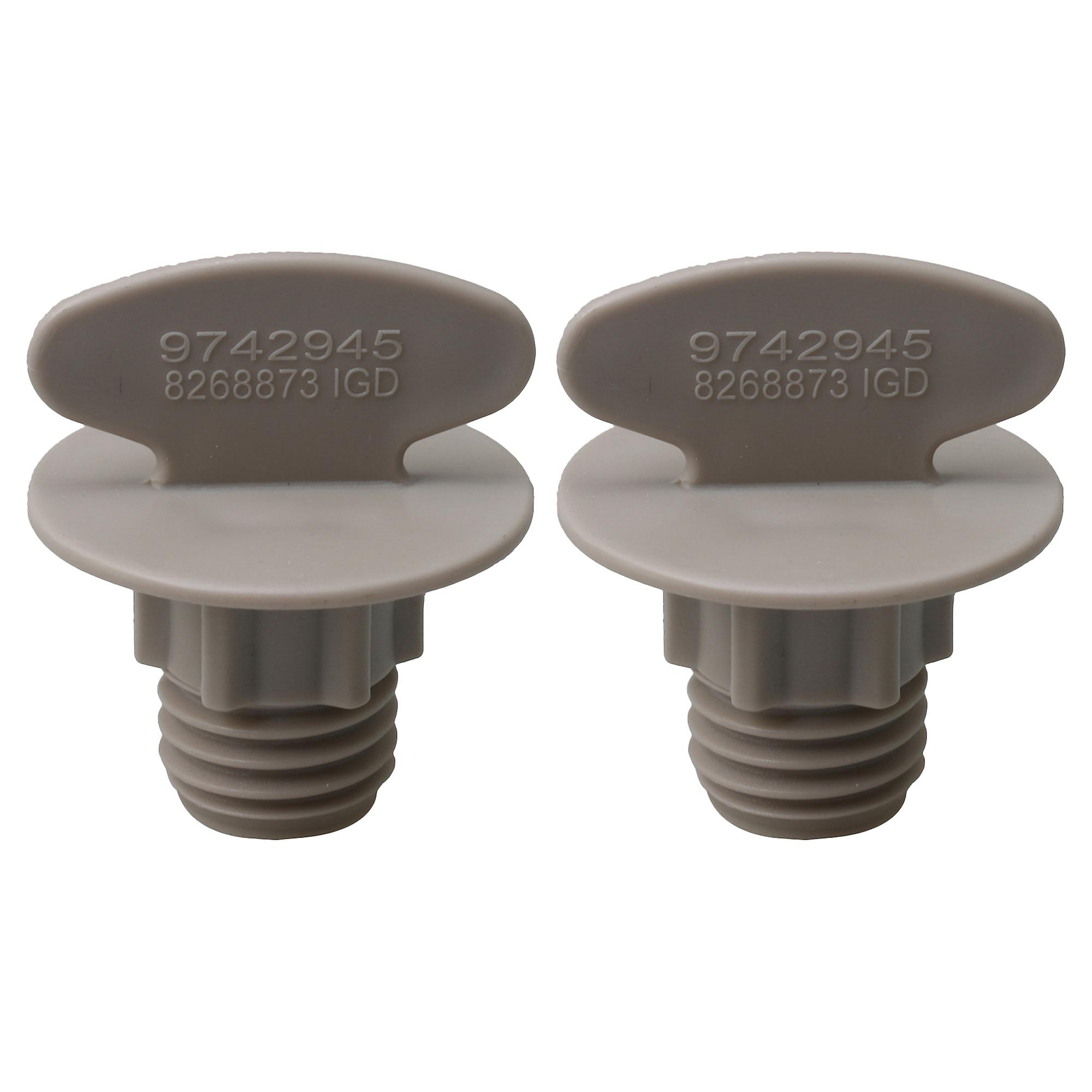 2 Pcs 9742945 Dishwasher Lower Spray Arm Nut Replacement for Whirlpool