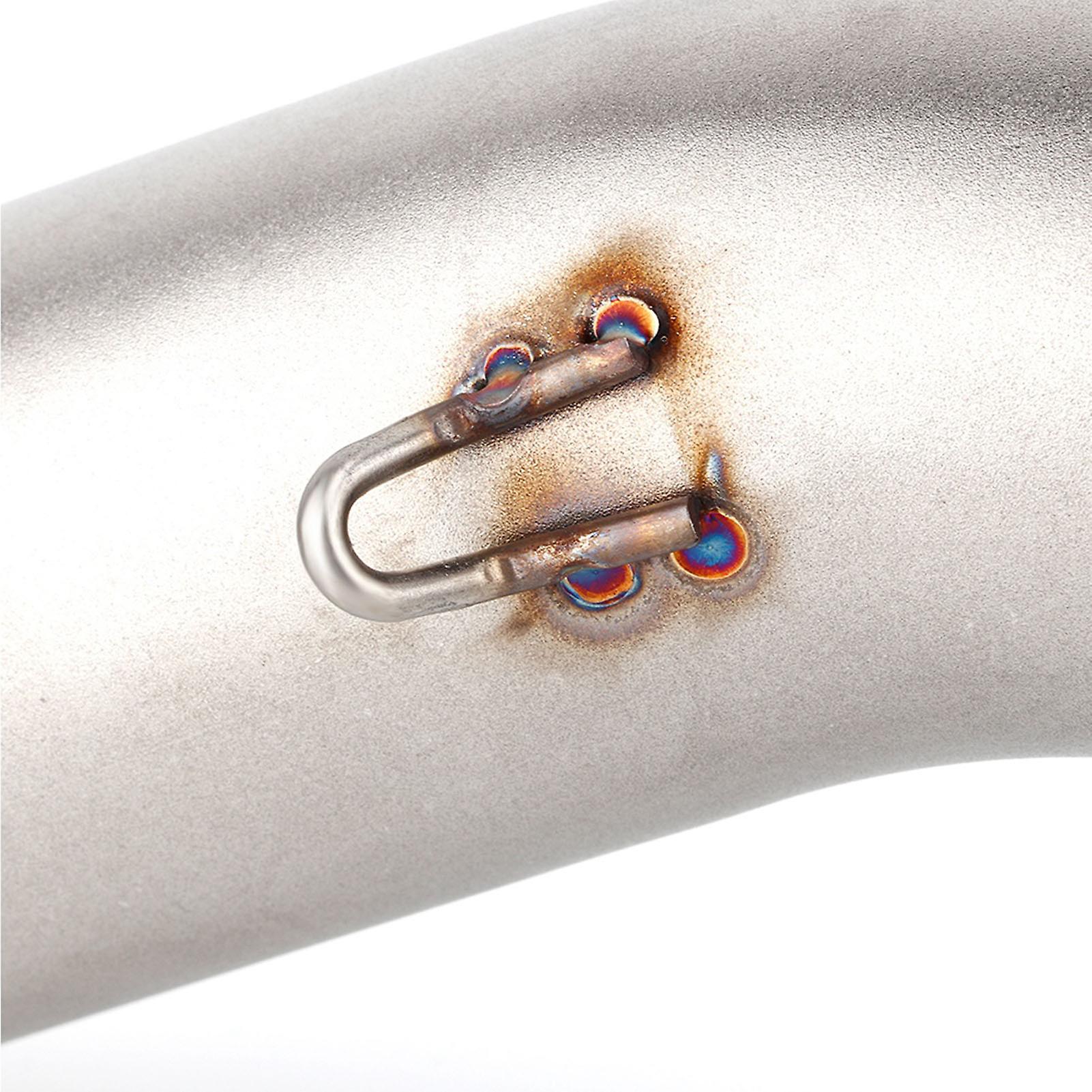 Exhaust Middle Link Pipe,Motorcycle Modification Exhaust Middle Muffler Pipe Motorcycle Middle Exhaust Pipe Maximized Efficiency