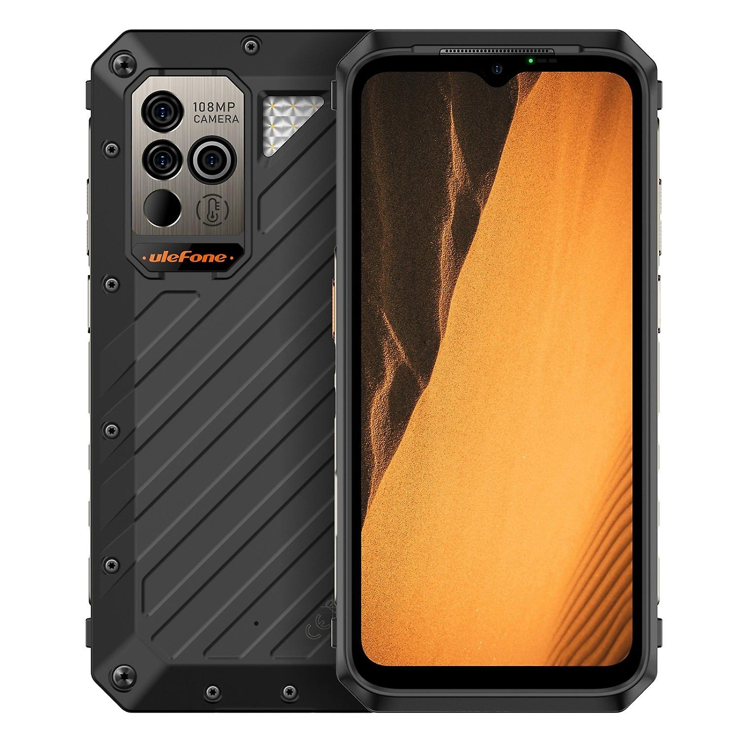 Ulefone Power Armor 19 Rugged Phone 108MP Camera 12GB 256GB 9600mAh 6.58“ Android 12 Octa Core Black