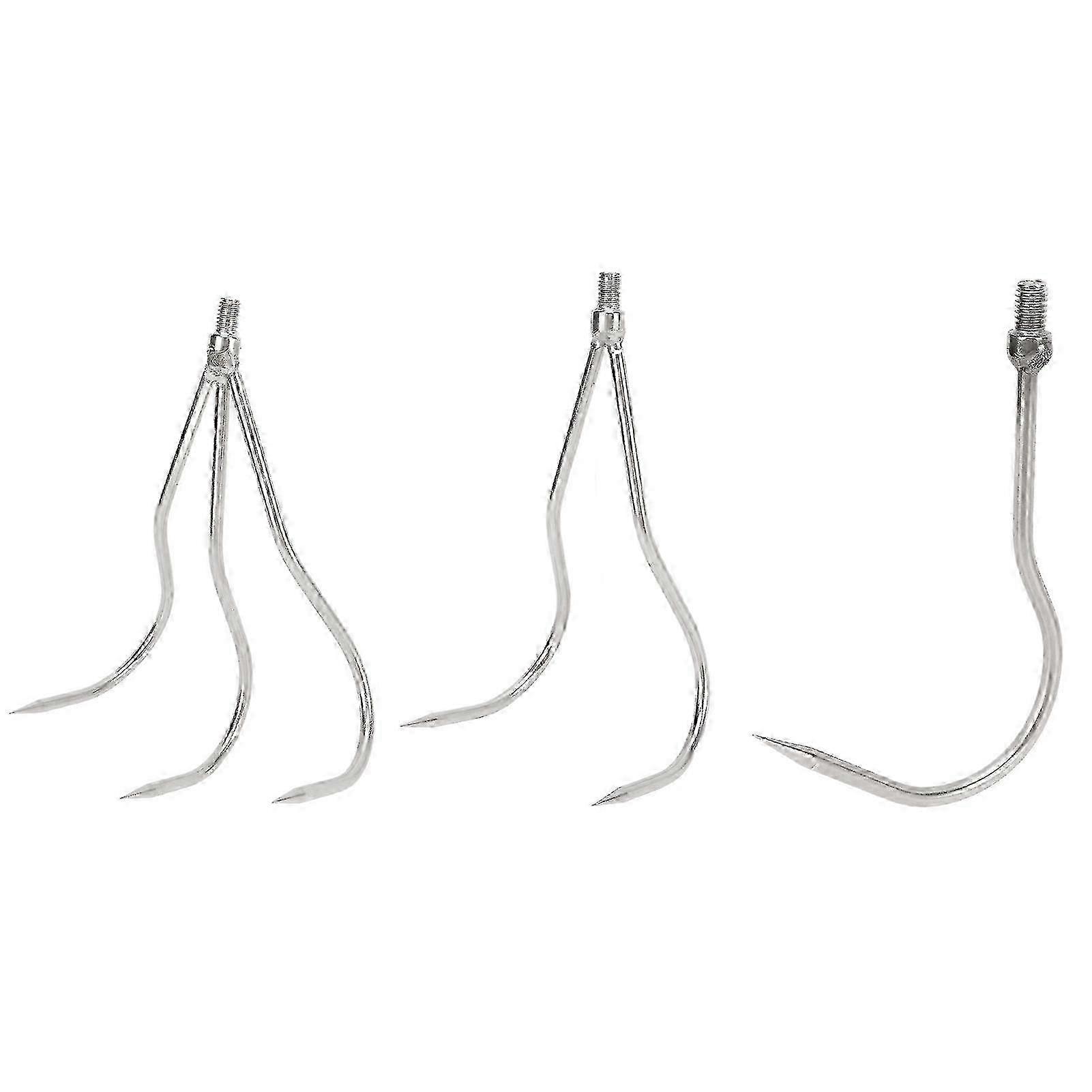 Fishing Harpoon Convenient Stainless Steel 8mm Thread Interface Fish Catching Tool
