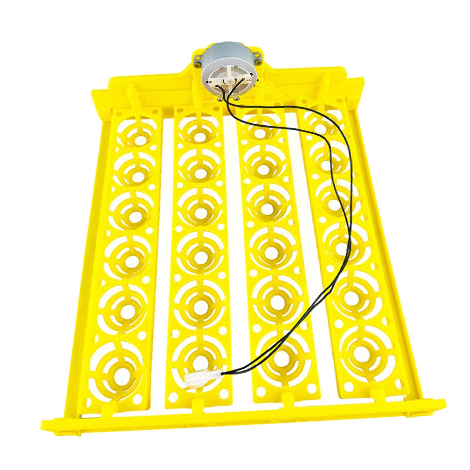 Automatic Egg Turner Tray 24 Eggs Egg Incubator Tray for Chicken Quail Goose AC 12V
