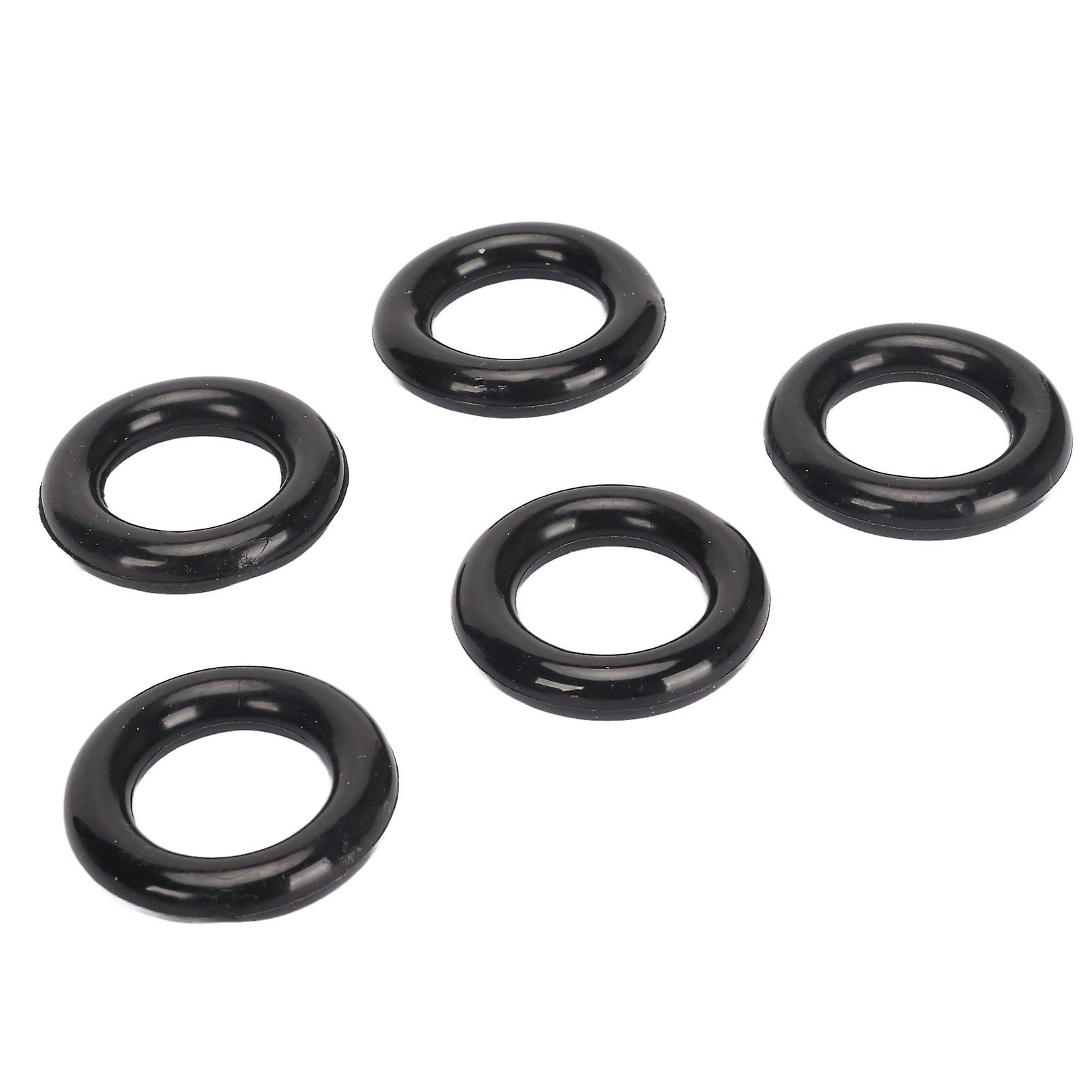 25pcs Bobbin Winder Rubber Tire Ring Flexible Elastic Bobbin Winder Ring for Replacement Black 