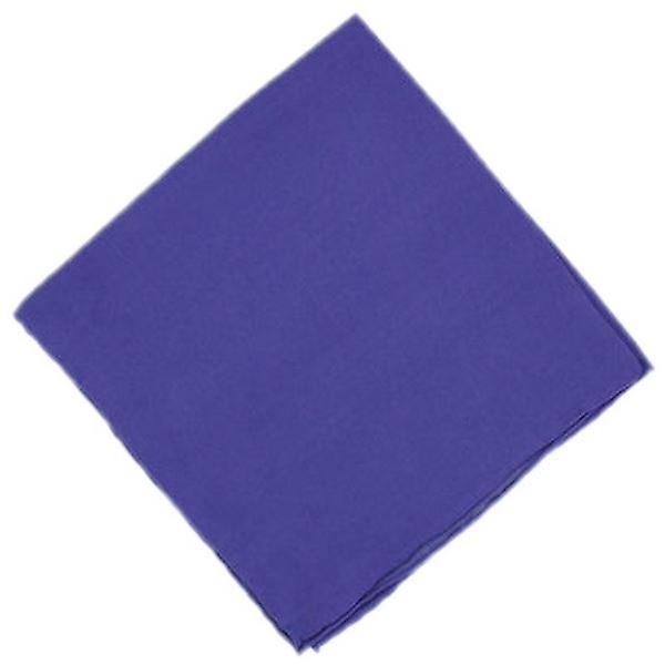 Michelsons of London Plain Silk Handkerchief - Purple