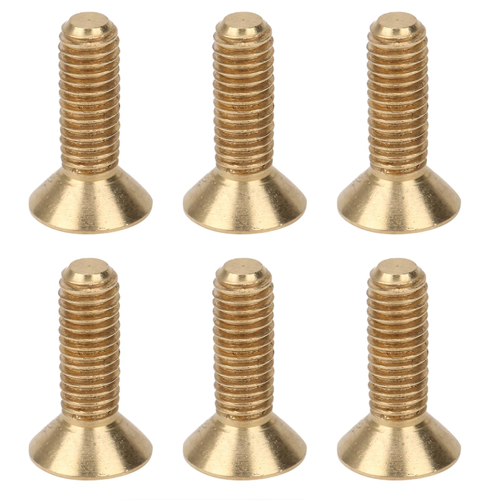 50Pcs Flat Hex Socket Screw M3 Pure Copper Countersunk Head Industrial Hardware ToolM3 x 10
