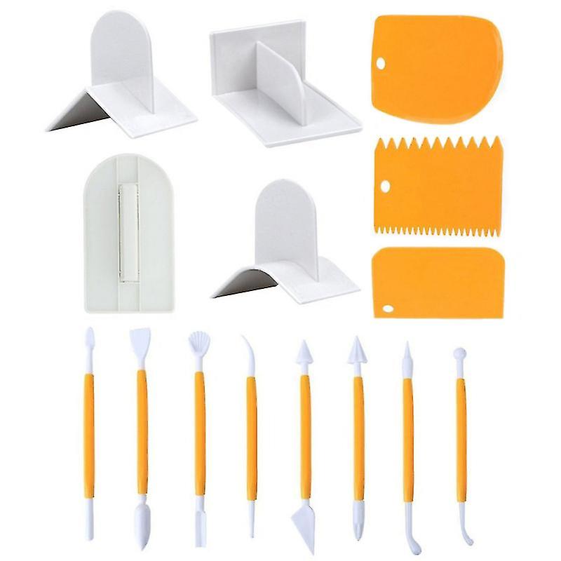 15pcs Cake Scraper