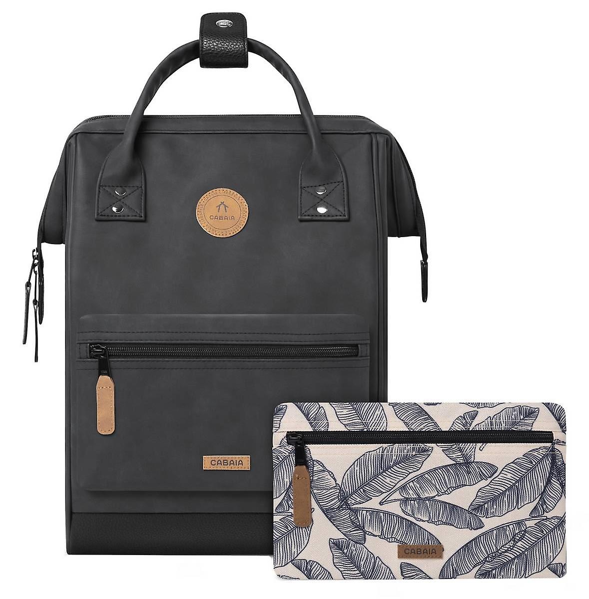 Cabaia Adventurer Vegan Nubuck Medium Backpack - Le Havre Blue