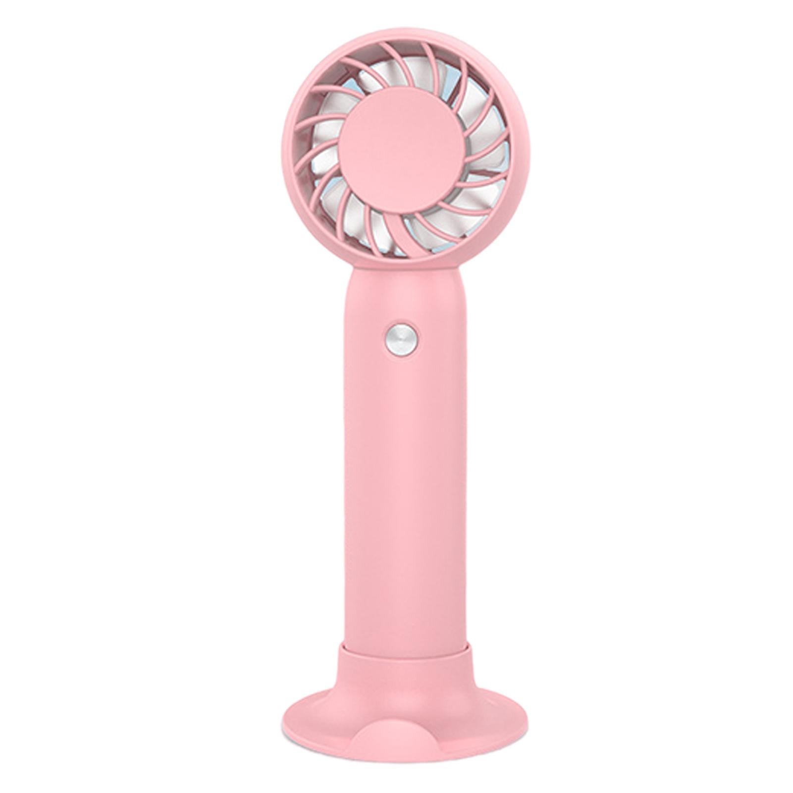 מאוורר כף יד עוצמתי עם 3 הגדרות מהירות מנוע ללא מברשות רעש נמוך מאוורר USB חיצוני נטען