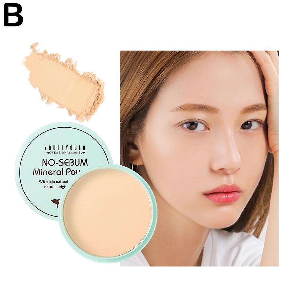 Oil Control Setting Powder 10g Lightweight Matte Finish Makeup Fixing Long Lasting Contouring Concealer For All Skin Types Universal Shade
