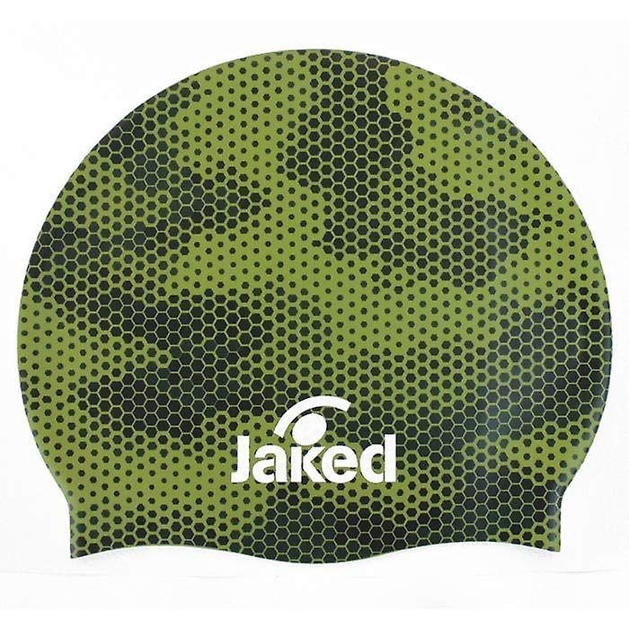 Jaked Cuffia Senior Pixie Swim Cap - Army Green Unisex Adult