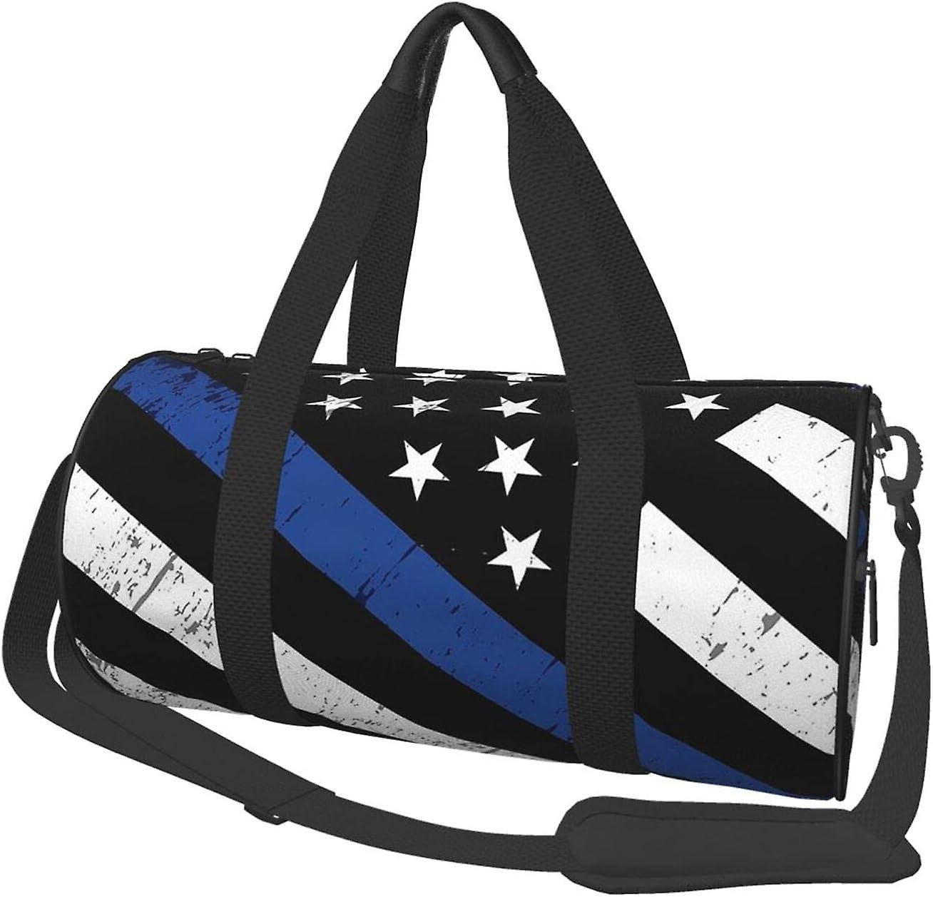 קו כחול דק Lives Matter דגל ארה"ב תיקי נסיעות תיקי דואר חדר כושר מזוודות ספורט תיק נסיעות גדול תיק לילה תיקי סוף שבוע לגברים ונשים bd00964