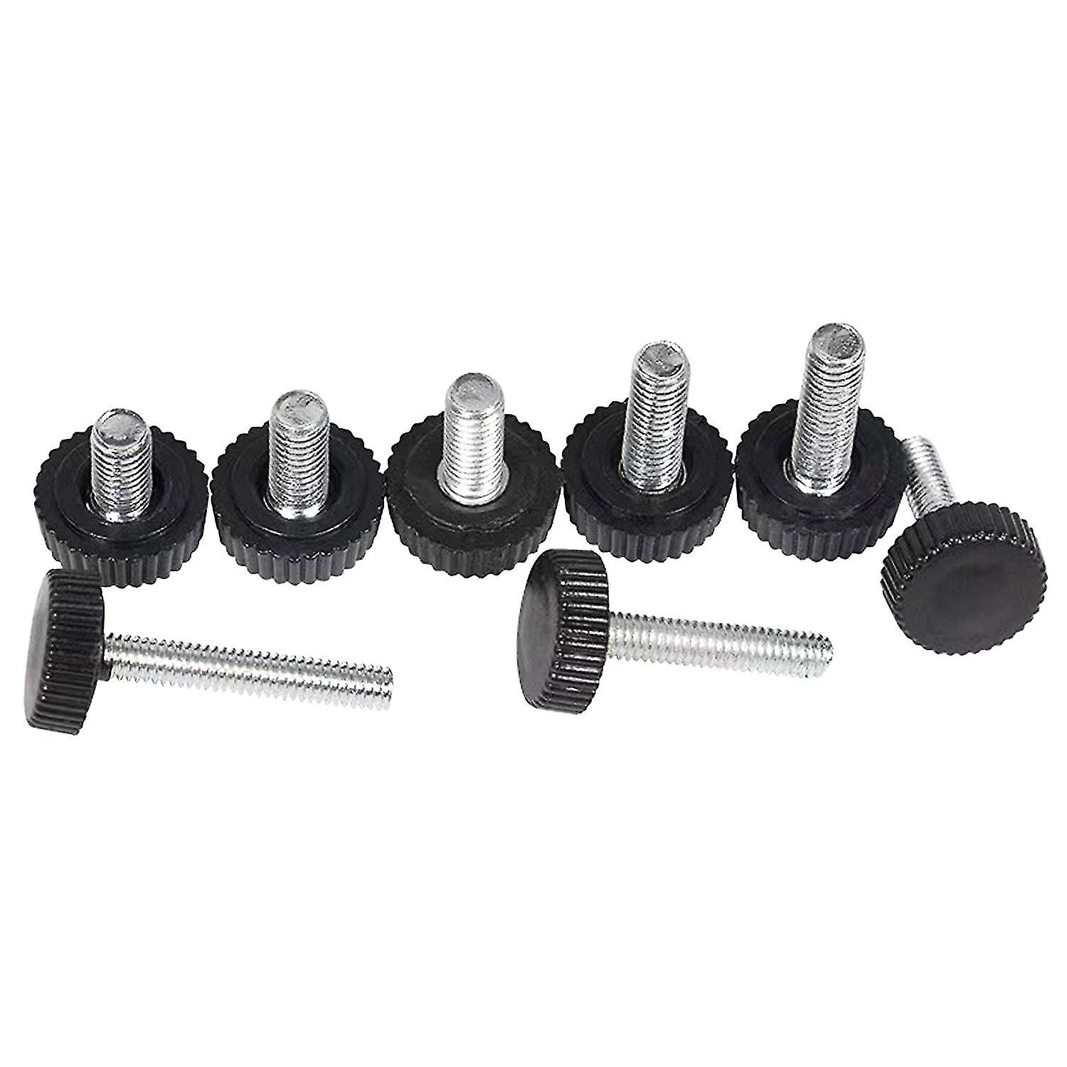 L-a M4x12mm Thumb Screw Knobs Grip Thumb Screw Threaded Knurled Knobs Grip